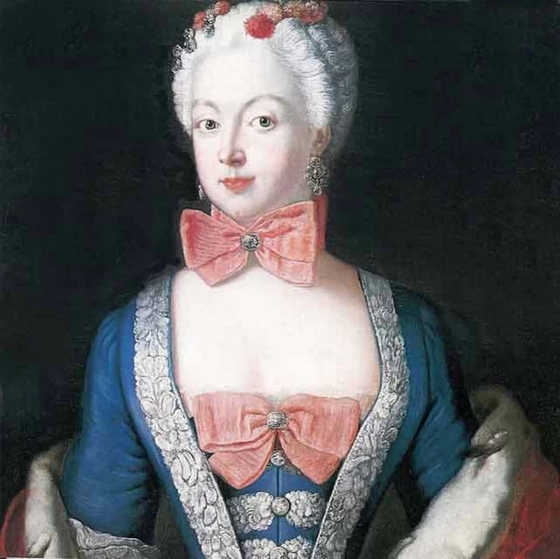 Ritratto di Elisabeth Christine Ehefrau